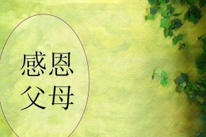父母恩情，感恩不尽（心怀感恩，孝顺至上）