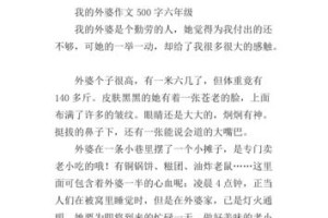 姥姥的温馨照料