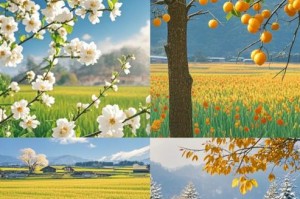 我的故乡四季故事：冬雪春花夏日秋意