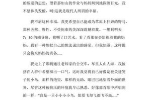 寻找幸福（从一个女孩的成长故事看渴望得到幸福的心情）