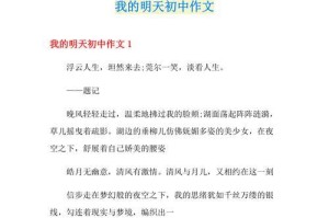 明天，我们见面（一场奇妙的相遇）